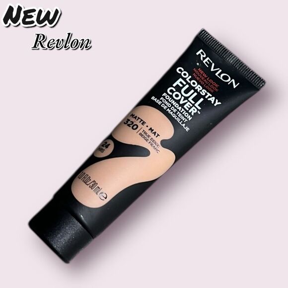 NEW Revlon ColorStay Full Cover Foundation – 320 True Beige (1 fl oz) - Picture 1 of 4